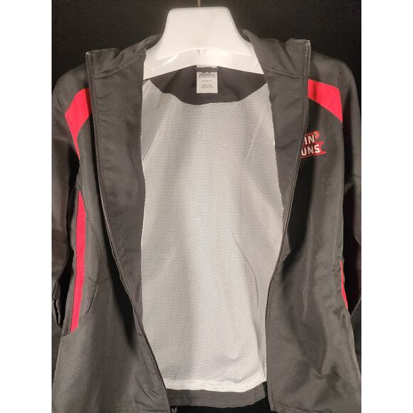 Ragin'Cajuns Adult Sz S Zip-up Black Red Jacket Russell Athletics - Picture 3 of 5